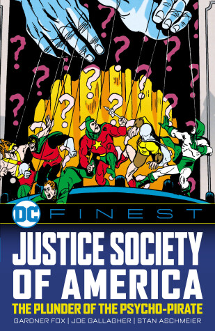 Book cover for DC Finest: Justice Society of America: The Plunder of the Psycho-Pirate