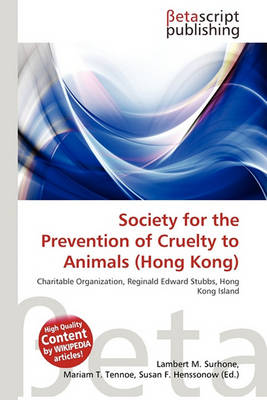 Cover of Society for the Prevention of Cruelty to Animals (Hong Kong)