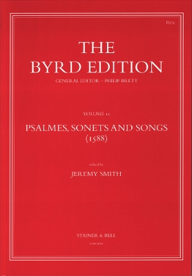 Book cover for Psalmes, Sonets and Songs (1588): Byrd Edition Vol 12