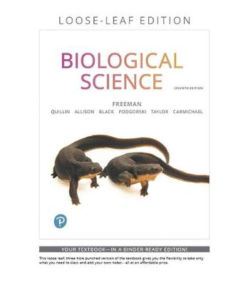 Book cover for Biological Science, Loose-Leaf Plus Mastering Biology with Etext -- Access Card Package