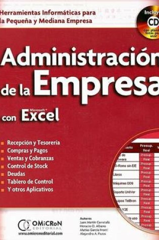 Cover of Administracion de La Empresa Con Excel