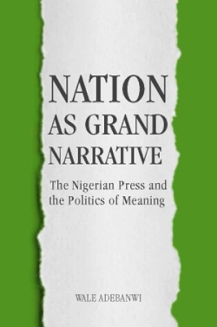 Cover of Nation as Grand Narrative