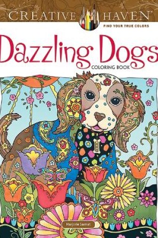 Cover of Creative Haven Dazzling Dogs Coloring Book