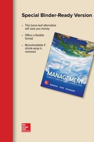 Cover of Loose-Leaf  Management: Leading & Collaborating in the Competitive World