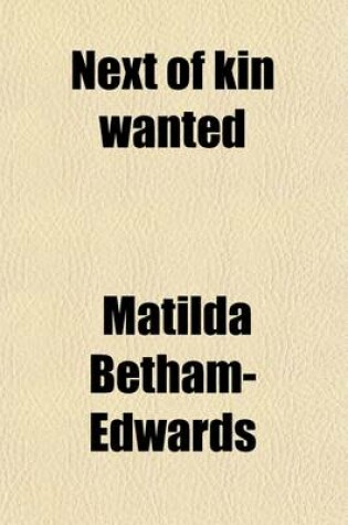 Cover of Next of Kin Wanted (Volume 2)