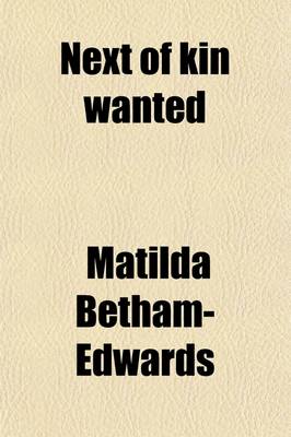 Book cover for Next of Kin Wanted (Volume 2)