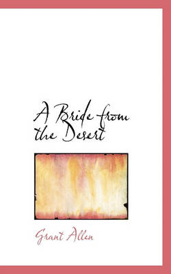 Book cover for A Bride from the Desert