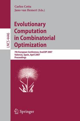 Book cover for Evolutionary Computation in Combinatorial Optimization