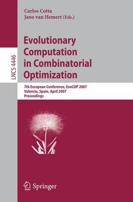 Cover of Evolutionary Computation in Combinatorial Optimization