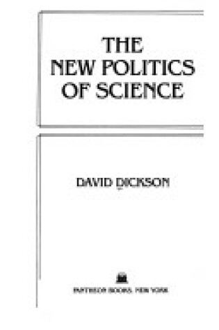 Cover of New Politics of Scienc