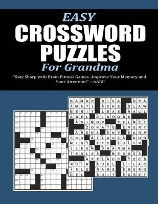 Book cover for Easy Crossword Puzzles For Grandma