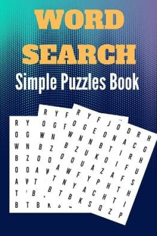 Cover of Simple Word Search Puzzles Book