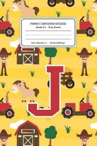 Cover of Primary Composition Notebook Grades K-2 Story Journal J