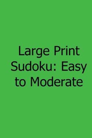 Cover of Large Print Sudoku