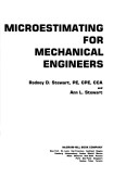 Book cover for Microestimating for Mechanical Engineers