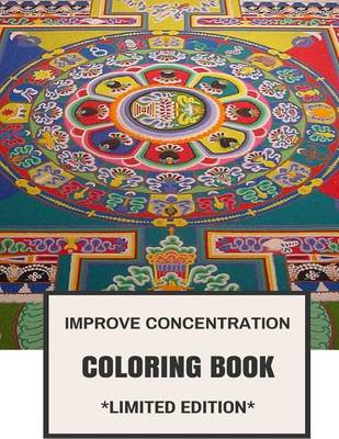 Book cover for Improve Concentration Coloring Book