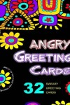 Book cover for The Adult Coloring Book of Angry Swear Word Greeting Cards