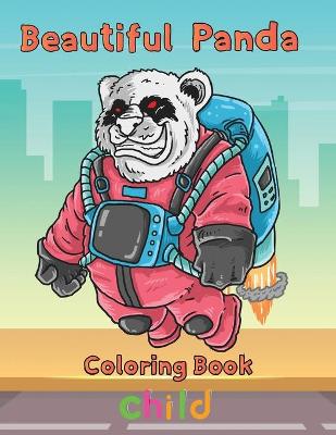 Book cover for Beautiful Panda Coloring Book child