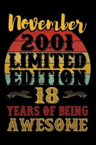 Cover of November 2001 Limited Edition 18 Years Of Being Awesome