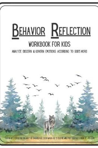 Cover of Behavior Reflection Workbook for Kids