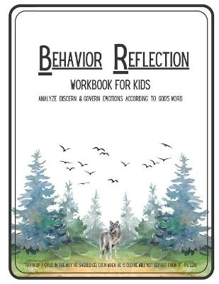 Book cover for Behavior Reflection Workbook for Kids