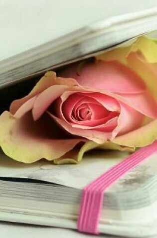 Cover of Pink Rose Bookmark Journal