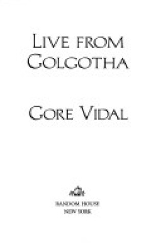 Cover of Live from Golgotha