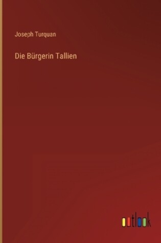 Cover of Die Bürgerin Tallien