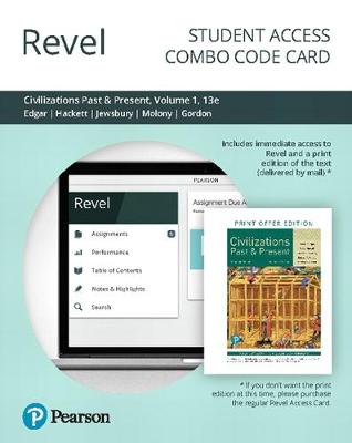 Book cover for Revel for Civilizations Past and Present, Volume 1 -- Combo Access Card