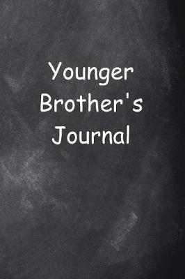 Cover of Younger Brother's Journal Chalkboard Design