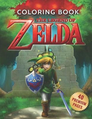 Book cover for The Legend Of Zelda Coloring Book