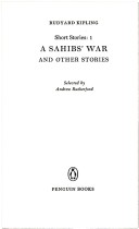 Book cover for Sahibs' War and Other Stories