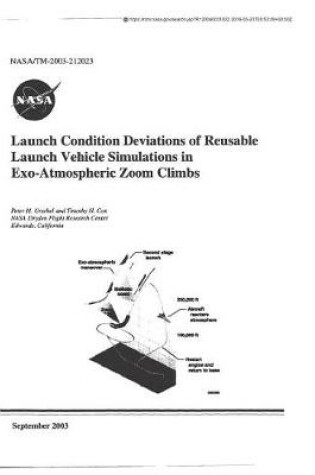 Cover of Launch Condition Deviations of Reusable Launch Vehicle Simulations in Exo-Atmospheric Zoom Climbs