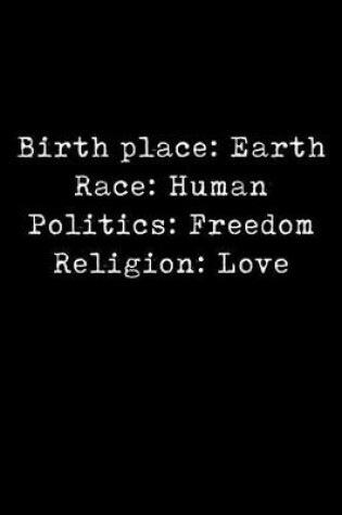 Cover of Birth Place