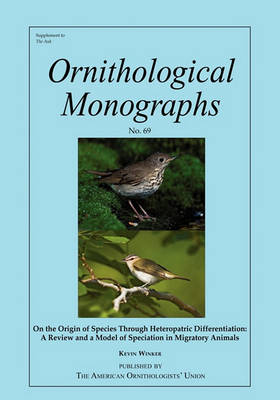 Cover of On the Origin of Species Through Heteropatric Differentation