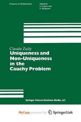 Book cover for Uniqueness and Non-Uniqueness in the Cauchy Problem