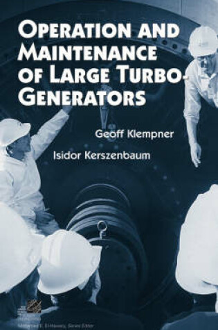 Cover of Operation, Maintenance, and Troubleshooting of Large Turbine-Driven Generators