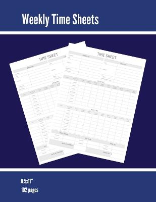 Book cover for Weekly Time Sheets