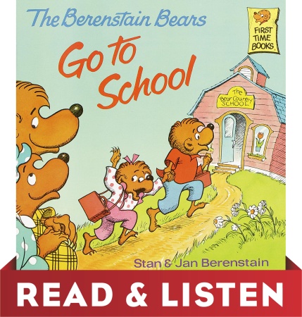 Book cover for The Berenstain Bears Go to School Listening Pack