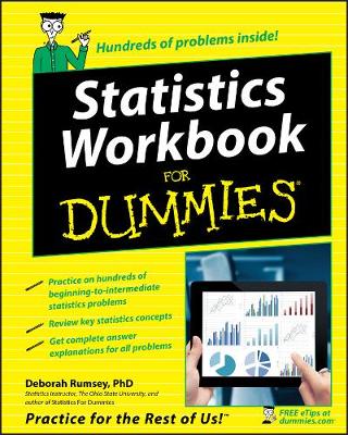 Book cover for Statistics Workbook For Dummies