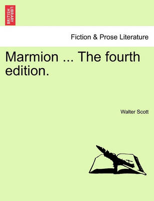 Book cover for Marmion ... the Fourth Edition.