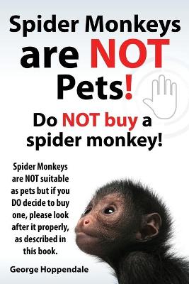Book cover for Spider Monkeys Are Not Pets! Do Not Buy a Spider Monkey! Spider Monkeys Are Not Suitable as Pets But If You Do Decide to Buy One, Please Look After It