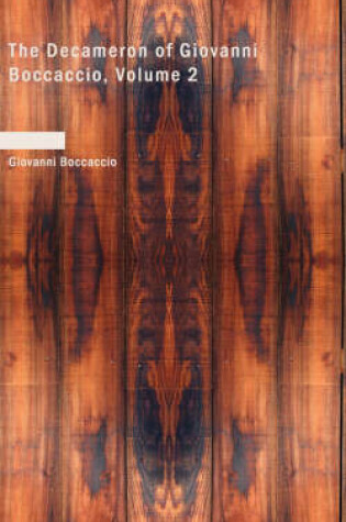 Cover of The Decameron of Giovanni Boccaccio, Volume 2