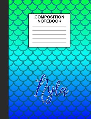 Book cover for Nyla Composition Notebook