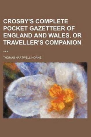 Cover of Crosby's Complete Pocket Gazetteer of England and Wales, or Traveller's Companion