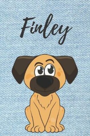 Cover of Personalisiertes Notizbuch - Hunde Finley