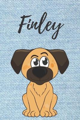 Book cover for Personalisiertes Notizbuch - Hunde Finley