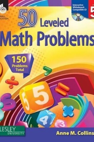 Cover of 50 Leveled Math Problems Level 5