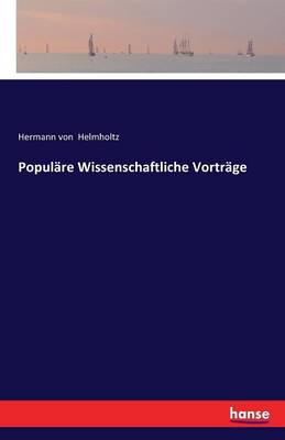 Book cover for Populäre Wissenschaftliche Vorträge