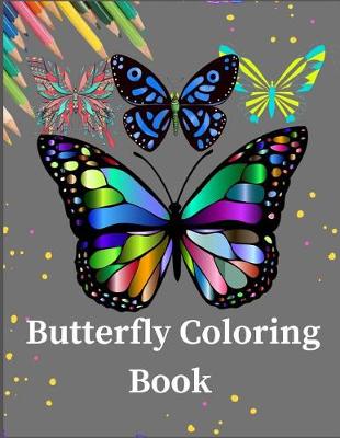 Book cover for Butterfly Coloring Book